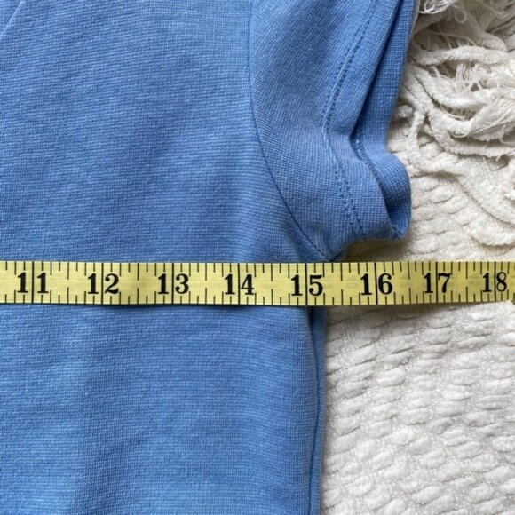 Horny Toad 'Womens Blue Short Sleeve V-Neck Casual Knit Dress Size S - Picture 9 of 11